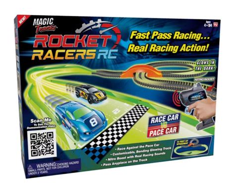 The Thrills and Chills of Racing Magic Tracte Rocket Racers RC at Night